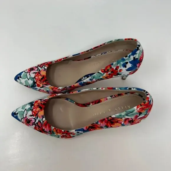 Kelly & Katie KK Misha Women's Heels Size 6.5 Floral - Picture 4 of 12